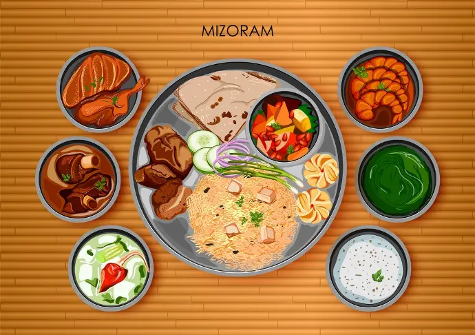 Mizoram Thali