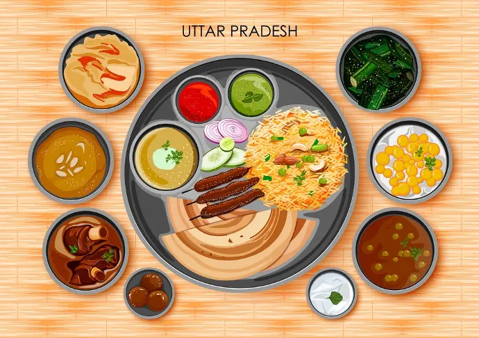 Uttar Pradesh Thali