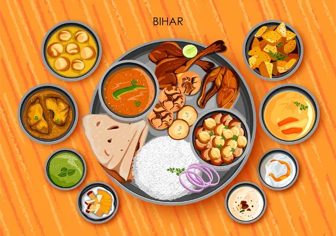 Bihar Thali