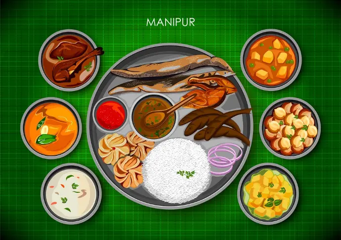 Manipur Thali