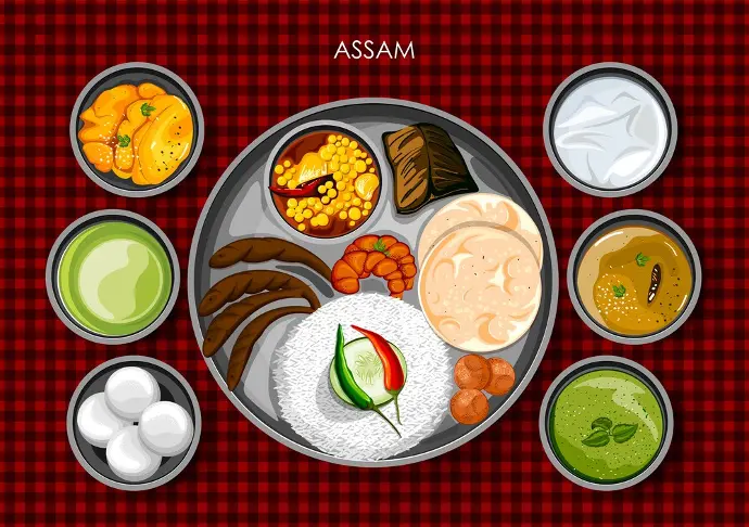 Assam Thali