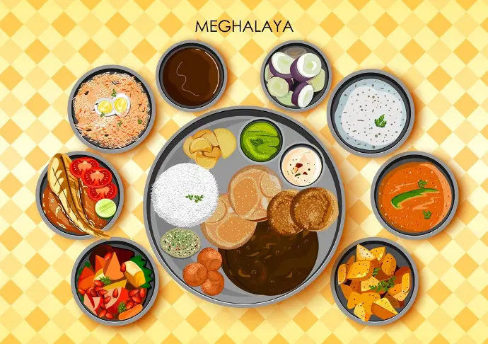 Meghalaya Thali