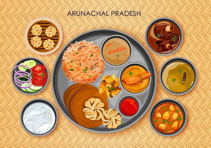 Arunachal Pradesh Thali